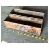 Two Vintage Atlas Powder Co Wooden Crates