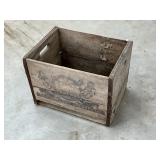 Vintage Old Reading Brewery Wooden Crate