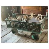 Green Utility Garden Cart with Mesh Sides, 4ï¿½