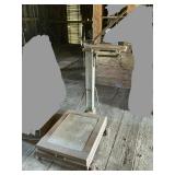 Antique York Corp Cast Iron Platform Scale