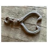 Antique 26 Inch Forged Iron Ice/Log Tongs