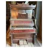 Antique Wilcox and White Parlor Pump Organ