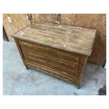 Antique Primitive Wooden Blanket Chest