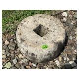 Antique Hand Carved Mill Stone