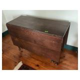 Antique Drop Leaf Table Farmhouse Dining Table