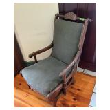 Antique Carved Upholstered Chair