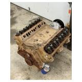 Vintage Chevrolet V8 Automotive Engine Block