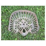 Antique Cast Iron Tractor Seat