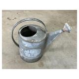 Vintage Galvanized Steel Garden Watering Can