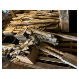 Large Lot of Antique Victorian Porch Trim Salvage