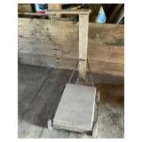 Antique Howe Cast Iron Platform Scale