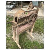 Antique Wooden and Cast Iron Corn Sheller