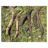 Lot of 2 Pairs of Antique Horse and Mule Hames