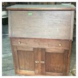 Antique Wooden Slant Front Secretary Desk
