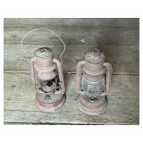 Two Antique No 162 Cold Blast Lanterns