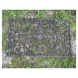 Vintage Ornate Cast Iron Door Mat Grate