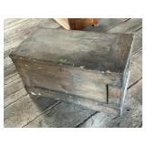 Antique Primitive Wooden Tool Chest