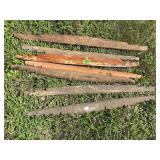 Lot of 7 Antique Wooden Deer Splitters