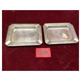 Vintage Sterling Silver Pocket Change Trays
