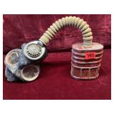 Vintage WWII British Military Gas Mask