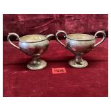 Weighted Sterling Creamer and Sugar Set