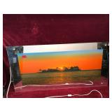 ART:  Vintage Ocean Scene LightUp Wall Mirror