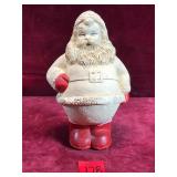 Vintage Chalkware Santa Clause, 7" Tall