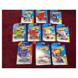 HotWheels Collectible Cars, 10 EA