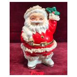 Porcelain Santa Clause, Made in Japan, 6" Tall