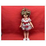Vintage Ideal Shirley Temple Polka Dot Dress Doll
