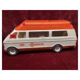 Vintage Tonka Pressed Steel Rescue Ambulance
