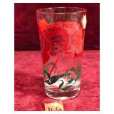 Carnation Peanut Butter Glass, 5" Tall