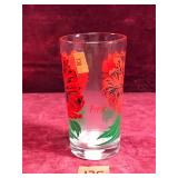 Poppy Peanut Butter Glass, 5" Tall
