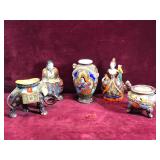 Vintage Japanese Made Porcelain Figures
