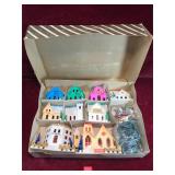 Vintage Paper Made Christmas Houses