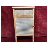 Vintage Victor Wooden and Metal Washboard
