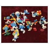 Vintage Smurfs PVC & Fast Food Toy Figure Lot
