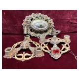 Antique Cast Metal Light Fixtures and Sconces