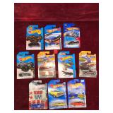 HotWheels Collectible Cars, 10 EA