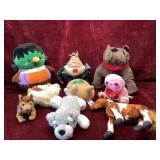 Assorted Character Plush Toys and Figure Lot