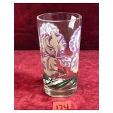 Iris Peanut Butter Glass, 5" Tall