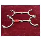 Vintage Metal Jointed Horse Bits