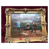 ART:  Chromolithograph, "last Honors to Bunny"