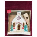 Vintage Paper Made Christmas Church