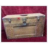 Vintage Gerstner Oak Machinist Tool Chest
