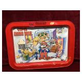 1989 Super Mario Bros. Vintage Metal TV Tray