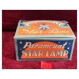Vintage Paramount Star Lamp Christmas Decore