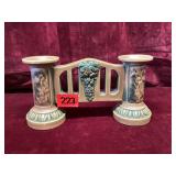 Roseville Florentine Art Pottery Gate Vase