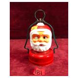 Vintage AMICO Santa Clause Face Globe Light