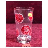 Dahlia Autumn Peanut Butter Glass, 5" Tall